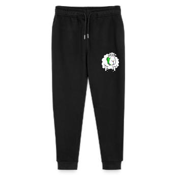 Schaf Frisst Gräser Gras Fressen Hungrig Lustig - Stanley/Stella Teenager Bio Jogginghose Mini Mover  - Schwarz - Vorne