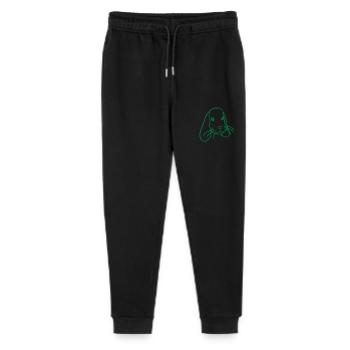 Hase Kaninchen Häschen Nagetier Kleintier niedlich - Stanley/Stella Teenager Bio Jogginghose Mini Mover  - Schwarz - Vorne