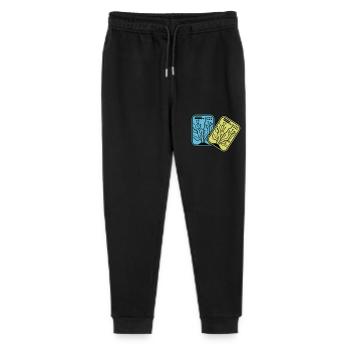 Micro Chip - Stanley/Stella Mini Mover Teen Organic Jogging Trousers  - black - Front