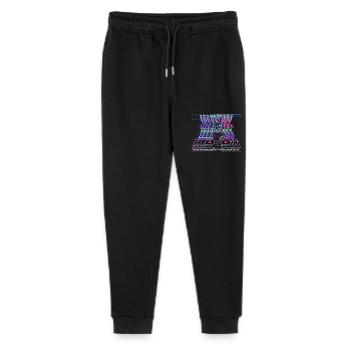 Cyberpunk Neon Beat DJ Rabbit - Stanley/Stella Mini Mover Teen Organic Jogging Trousers  - black - Front