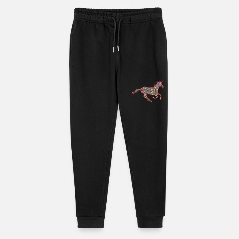 Cheval avec corne - Pantalon de jogging bio Mini Mover Stanley/Stella Ado  - noir