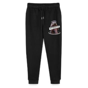 Ground resistance marmot - design - Stanley/Stella Mini Mover Teen Organic Jogging Trousers  - black - Front