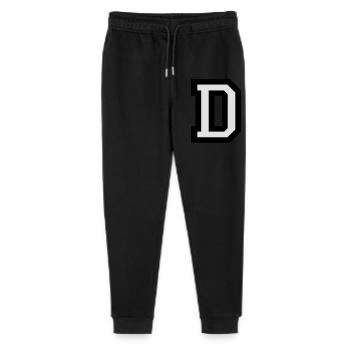 Buchstabe D - Stanley/Stella Teenager Bio Jogginghose Mini Mover  - Schwarz - Vorne