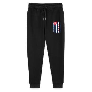 Kuba Flagge / Cuba Geschenk Karibik Havanna - Stanley/Stella Teenager Bio Jogginghose Mini Mover  - Schwarz - Vorne