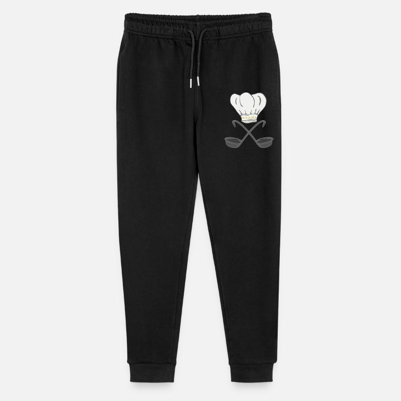Toque de chef avec louches à soupe, cuisson - Pantalon de jogging bio Mini Mover Stanley/Stella Ado  - noir