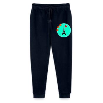 PARIS. CAPITALE. VILLE. FRANCE. PARISIEN. PARISIEN - Pantalon de jogging bio Mini Mover Stanley/Stella Ado  - marine - Devant