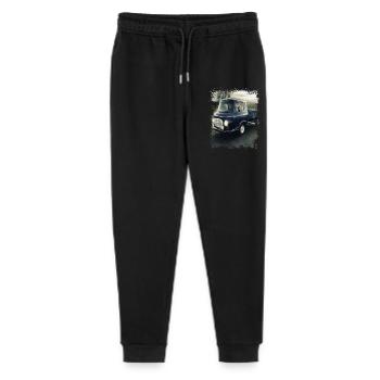 Barkas Flatbed GDR Transporter | Vintage - Stanley/Stella Mini Mover Teen Organic Jogging Trousers  - black - Front