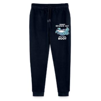 Motorboot Kapitän Boot Boote Seefahrt Geschenk - Stanley/Stella Teenager Bio Jogginghose Mini Mover  - Navy - Vorne