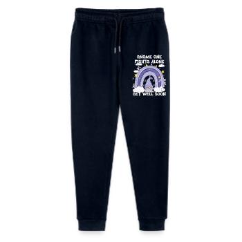 Gnome One Fights Alone Stomach Cancer - Stanley/Stella Mini Mover Teen Organic Jogging Trousers  - navy - Front