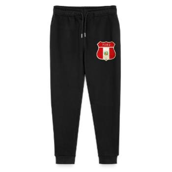 Peru coat of arms flag design - Stanley/Stella Mini Mover Teen Organic Jogging Trousers  - black - Front