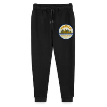 Silhouette de Manille – Perle de l’Orient - Pantalon de jogging bio Mini Mover Stanley/Stella Ado  - noir - Devant