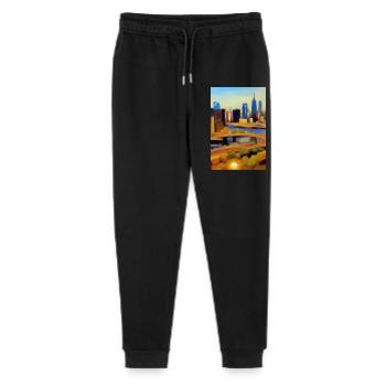 Horizon de la ville de New York - Pantalon de jogging bio Mini Mover Stanley/Stella Ado  - noir - Devant