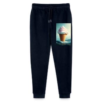 Ice cream - Stanley/Stella Mini Mover Teen Organic Jogging Trousers  - navy - Front
