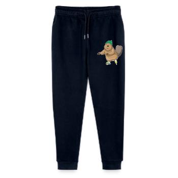 Biber Eislaufen Schlittschuhe - Stanley/Stella Teenager Bio Jogginghose Mini Mover  - Navy - Vorne