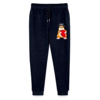 Hamster Groom Heart Wedding - Stanley/Stella Mini Mover Teen Organic Jogging Trousers  - navy - Front
