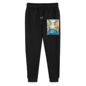 Multergasse - Stanley/Stella Mini Mover Teen Organic Jogging Trousers  - black - Front