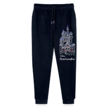 Schloss Neuschwanstein, Bayern, Deutschland - Stanley/Stella Teenager Bio Jogginghose Mini Mover  - Navy - Vorne