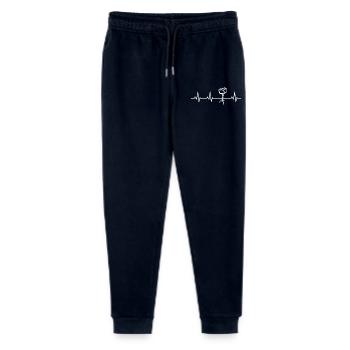 Stirring drum heartbeat - Stanley/Stella Mini Mover Teen Organic Jogging Trousers  - navy - Front