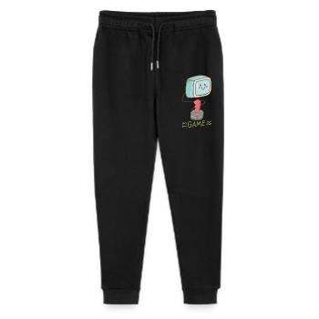Kawaii Gaming - Sweet fun! - Stanley/Stella Mini Mover Teen Organic Jogging Trousers  - black - Front