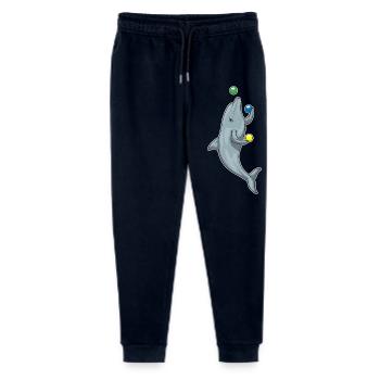 Delfin Jongleur Jonglieren - Stanley/Stella Teenager Bio Jogginghose Mini Mover  - Navy - Vorne
