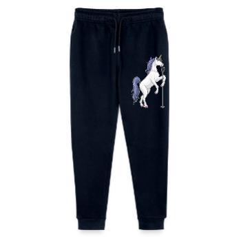 Chant du micro du chanteur licorne - Pantalon de jogging bio Mini Mover Stanley/Stella Ado  - marine - Devant