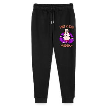 Illustration de yoga humoristique - Pantalon de jogging bio Mini Mover Stanley/Stella Ado  - noir - Devant