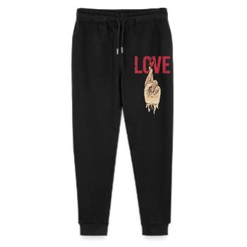 Signes d’amour - Pantalon de jogging bio Mini Mover Stanley/Stella Ado  - noir - Devant