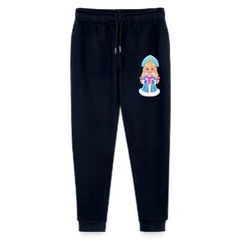 Ded Moroz Snegourotchka, Père Noël russe - Pantalon de jogging bio Mini Mover Stanley/Stella Ado  - marine - Devant