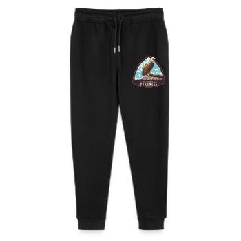 Vulture Badge, Pyrenees Park: Protected Nature - Stanley/Stella Mini Mover Teen Organic Jogging Trousers  - black - Front
