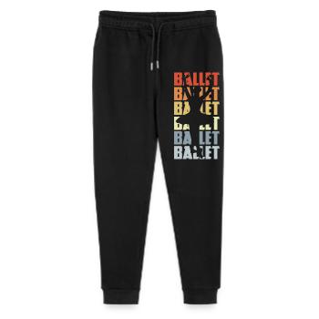 Vintage Ballet - Pantalon de jogging bio Mini Mover Stanley/Stella Ado  - noir - Devant
