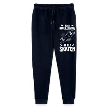 Skateboarding Grandpa - Stanley/Stella Mini Mover Teen Organic Jogging Trousers  - navy - Front