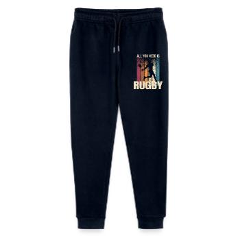 All you Need is Rugby - Stanley/Stella Teenager Bio Jogginghose Mini Mover  - Navy - Vorne