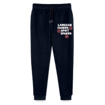 Gas Station Energy Refueling Statement Electricity Drive - Stanley/Stella Mini Mover Teen Organic Jogging Trousers  - navy - Front