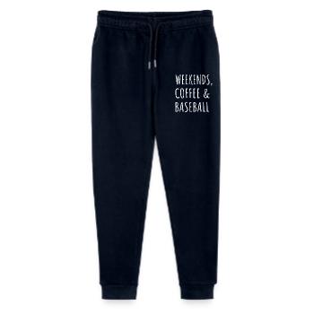 Weekends, Coffee And Baseball I - Stanley/Stella Mini Mover Teen Organic Jogging Trousers  - navy - Front