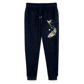 Fish Graphic - Stanley/Stella Mini Mover Teen Organic Jogging Trousers  - navy - Front