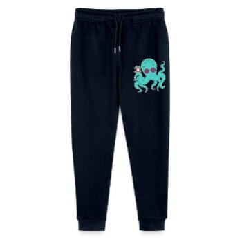 Perle de pieuvre - Pantalon de jogging bio Mini Mover Stanley/Stella Ado  - marine - Devant