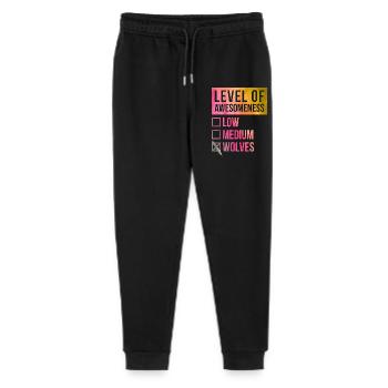 Wolf - Stanley/Stella Mini Mover Teen Organic Jogging Trousers  - black - Front
