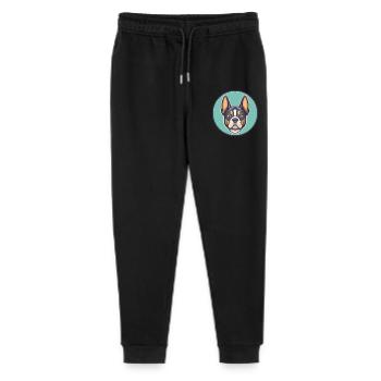 Braque Saint Germain Chien Race Dessin Animé Kawaii Pet - Pantalon de jogging bio Mini Mover Stanley/Stella Ado  - noir - Devant