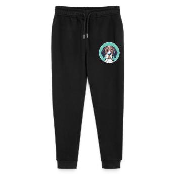 Alt Dänisch Pointer Hund Rasse Karikatur Kawaii - Stanley/Stella Teenager Bio Jogginghose Mini Mover  - Schwarz - Vorne