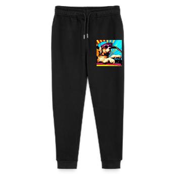 Dog - Stanley/Stella Mini Mover Teen Organic Jogging Trousers  - black - Front