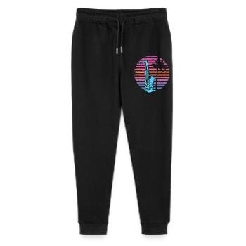 90s Saxophone - Stanley/Stella Mini Mover Teen Organic Jogging Trousers  - black - Front