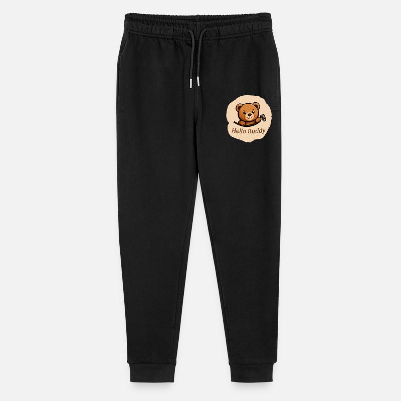 Teddy Buddy - Pantalon de jogging bio Mini Mover Stanley/Stella Ado  - noir