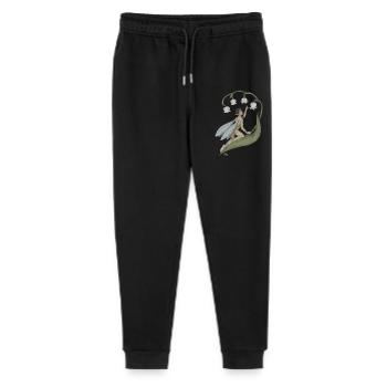 Lutin au muguet - Pantalon de jogging bio Mini Mover Stanley/Stella Ado  - noir - Devant