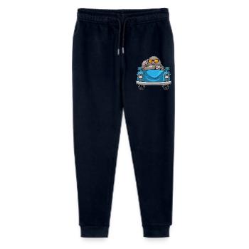 Maulwurf Auto - Stanley/Stella Teenager Bio Jogginghose Mini Mover  - Navy - Vorne