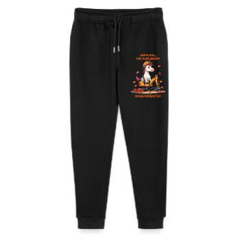 Maître excavatrice licorne - Pantalon de jogging bio Mini Mover Stanley/Stella Ado  - noir - Devant