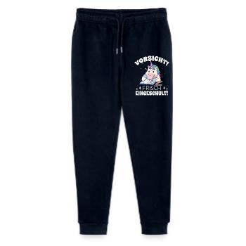 Schulkind 1. Klasse Geschenke Einschulung Kinder - Stanley/Stella Teenager Bio Jogginghose Mini Mover  - Navy - Vorne