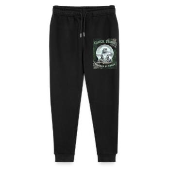 Inner Peace – Powered by Grass - Stanley/Stella Teenager Bio Jogginghose Mini Mover  - Schwarz - Vorne