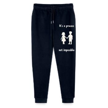 It's not impossible. - Stanley/Stella Mini Mover Teen Organic Jogging Trousers  - navy - Front