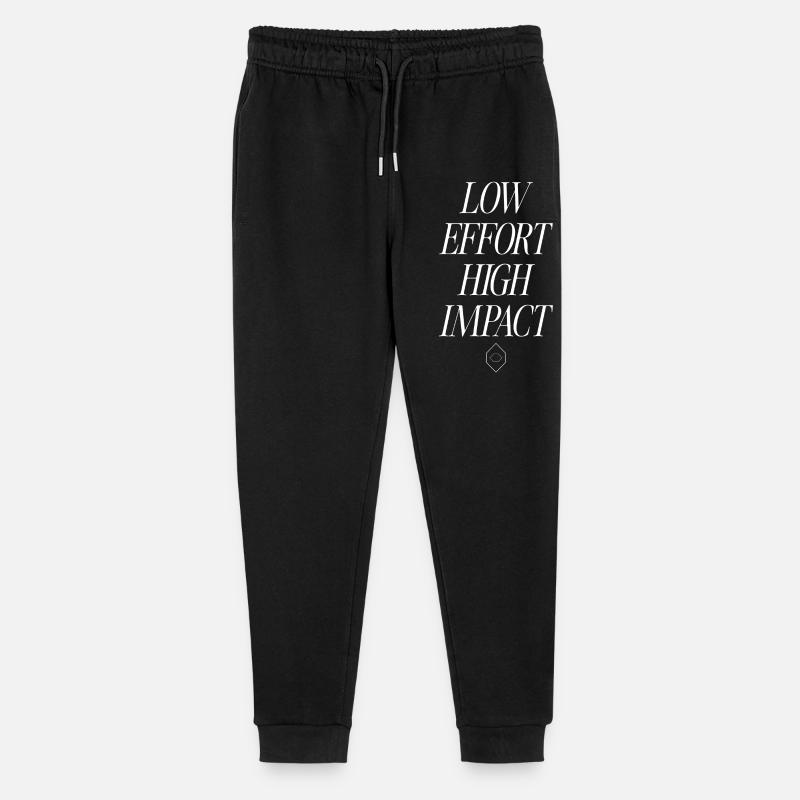 Faible effort, impact élevé - Pantalon de jogging bio Mini Mover Stanley/Stella Ado  - noir