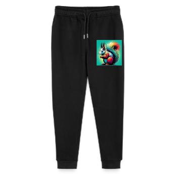 squirrel - Stanley/Stella Mini Mover Teen Organic Jogging Trousers  - black - Front